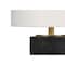 Monarch Specialties Lighting, 24 in.H, Table Lamp, Black Resin, Ivory / Cream Shade, Contemporary I 9619 - alternate 2